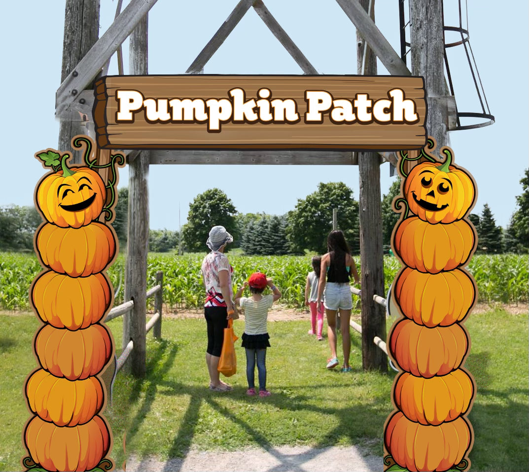 Pumpkin Archway Entrance Panels