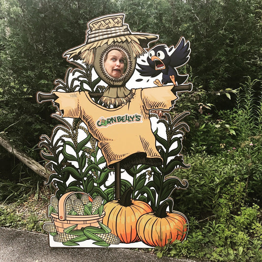 Scarecrow Photo Opp with face-hole
