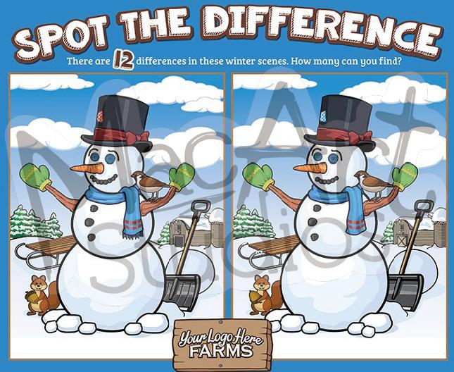 Snowman - Spot the Difference